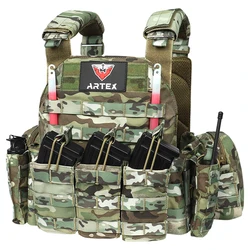 Artex 1000D Plate Carrier Quick Release 6094K Tactisch Vest Jachtvest Beschermend Verstelbaar Molle Airsoft Vest