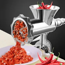 Adjustable Meat Mincer Grinder Heavy Duty Manual Noodles Grinder Tool Hand Operated Pressing Sausage Milling Fruit Vegetable