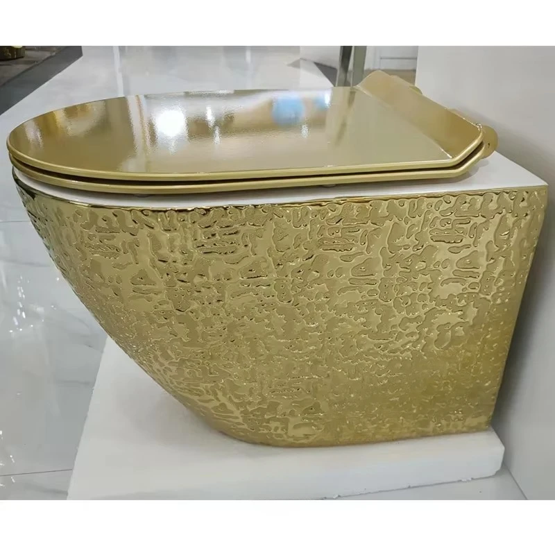 WC RIMLESS GOLDEN WALL HUNG