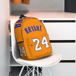 K-Kobe Bryant 24 Orange Basketball Neue Standard-Fashion-Standard-Schulbeutel Light Rucksack 8 Hauptverkaufs -NBA -Rucksack - №1