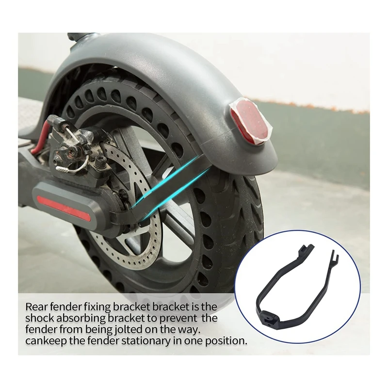 Scooter Rear Fender For Xiaomi M365 / M365 Pro / 1S / Pro 2 / Essential, Support Mudguard Bracket Fenders Accessory