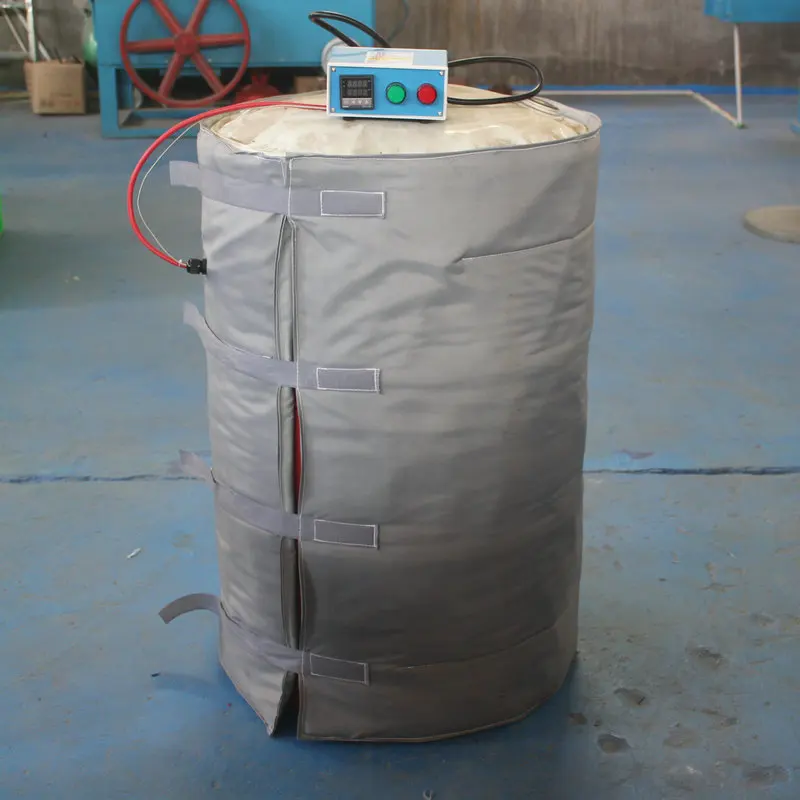 200L Drum Heater Industrial Grade Power Blanket Weather Resistant 55 Gallon Insulated Drum Heating Blanket 220V