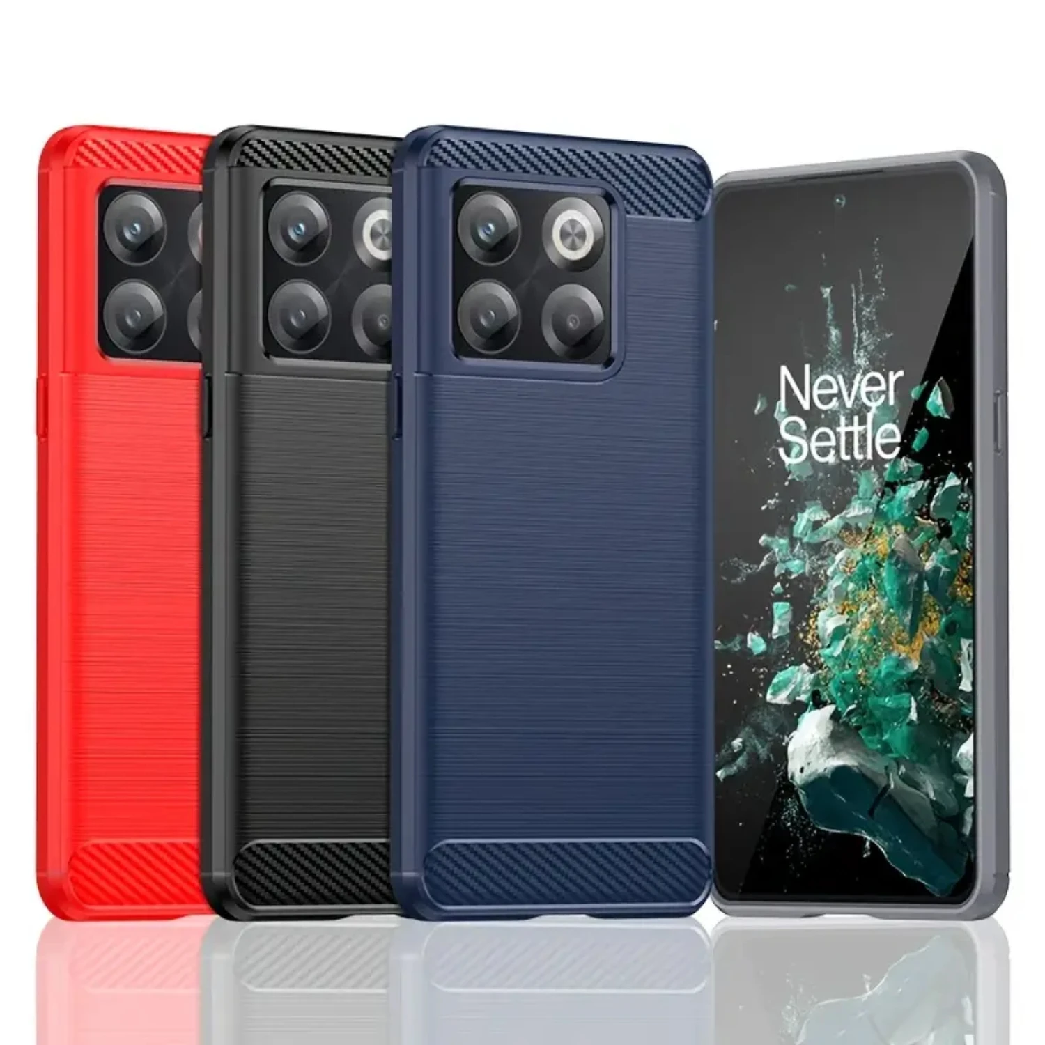 

Enhanced Durable Military Grade Shock-Absorption TPU Phone Cover for OnePlus 10T with Flexible Drop Protection for Long-lasting