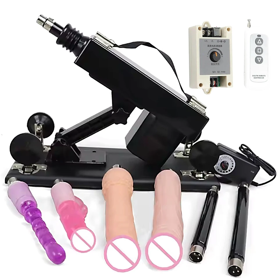 New Automatic Sex Machine Sex Toys,Thrusting Machines for Men Women,Love Machine Device Gun with 3XLR dildo Attachments