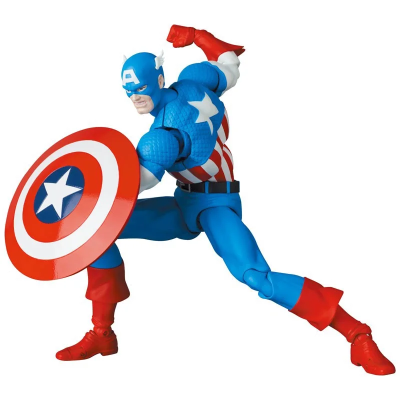 Original Medicom Toy Mafex No.217 No.220 Captain America Comic Ver