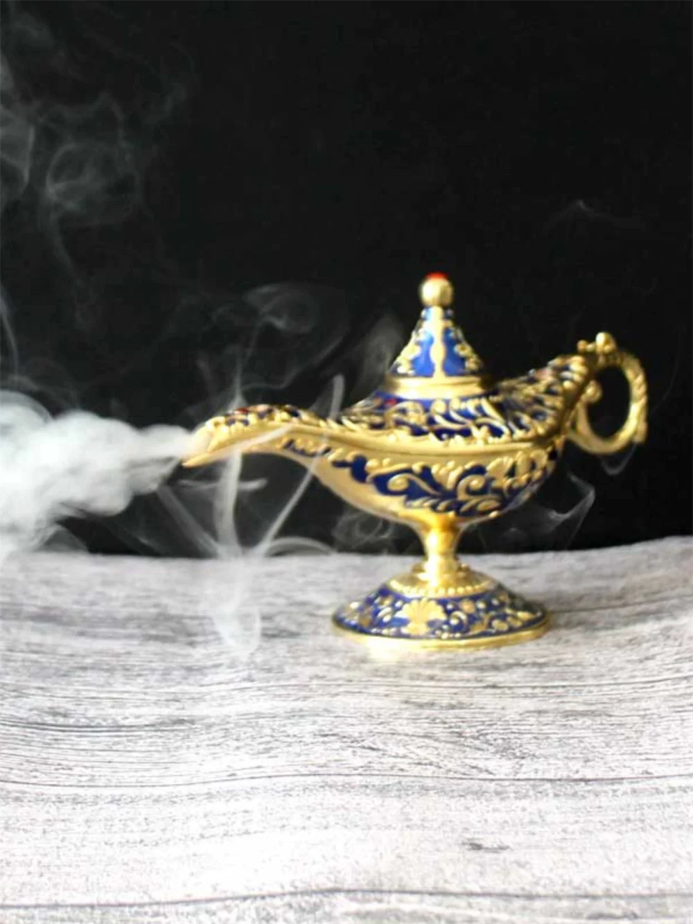 Aladdin Smoke Pot Ricaricabile Trucco Magico Genie Lampada Stage Magic Close Up, Continuo Nessun Odore Macchina Della Nebbia Prop
