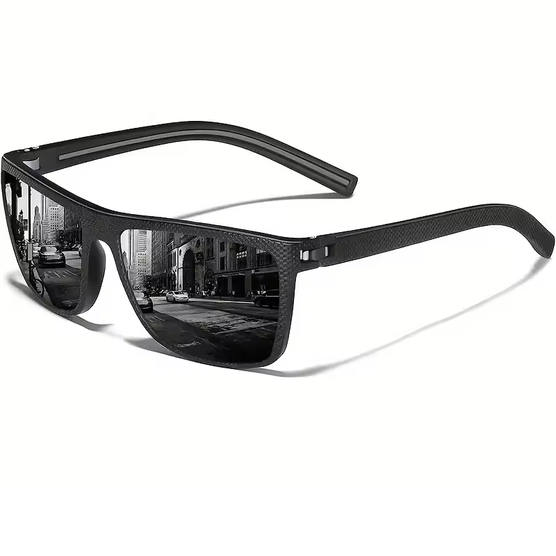 Square Polarized Sunglasses for Men and Women Lightweight Frame Sun Glasses - Image 9
