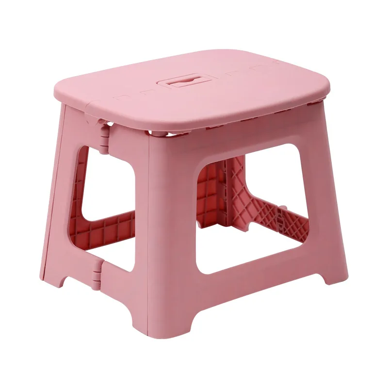 Train Maza Folding Stool Portable Plastic Kindergarten Home Subway Folding Stool Outdoor Small Bench