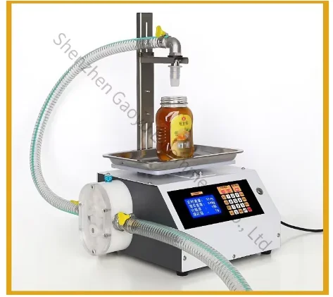 8L/Min CNC Quantitative Dosing of Viscous Sesame Paste Lubricating Oil Canning  Automatic Dispensing Honey Filling Machine