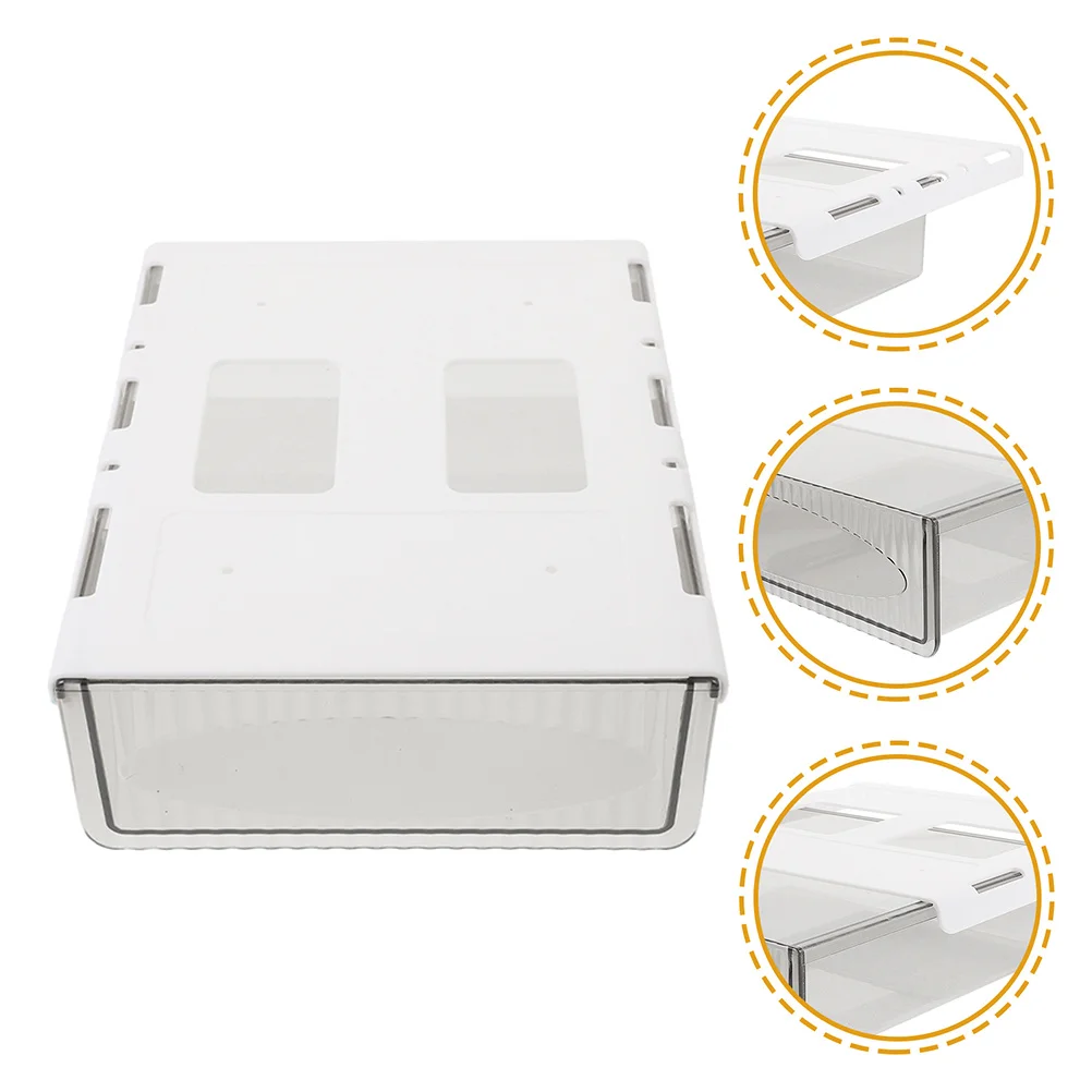 لاصق منظم للتخزين تحت درج المكتب لسطح المكتب ومستحضرات التجميل والقرطاسية تحت المكتب #1