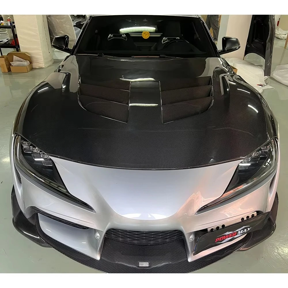 Carbon Fiber Hood Bonnet TS Style for A90 A91Mk5 Supra 2020+