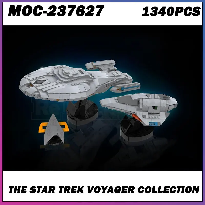 

MOC Building Block Space Wars Series Gray Spaceship Creative Brick Model Education Toy Birthday Adults Gifts MOC-237627 1340PCS