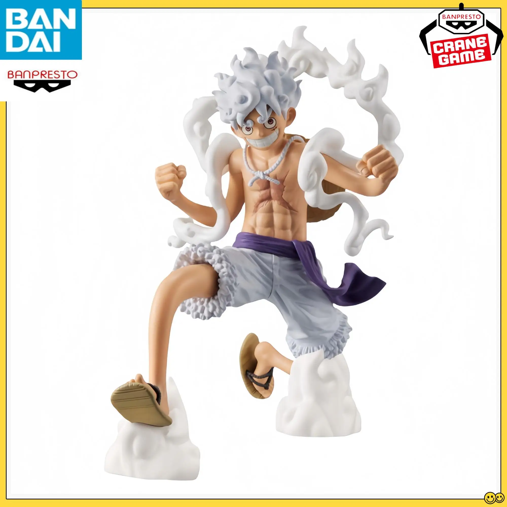 

Оригинальный бандай в наличии Banpresto цельный Grandista Monkey D Luffy Gear5 Combat Stance 21 см выбранные подарки ПВХ