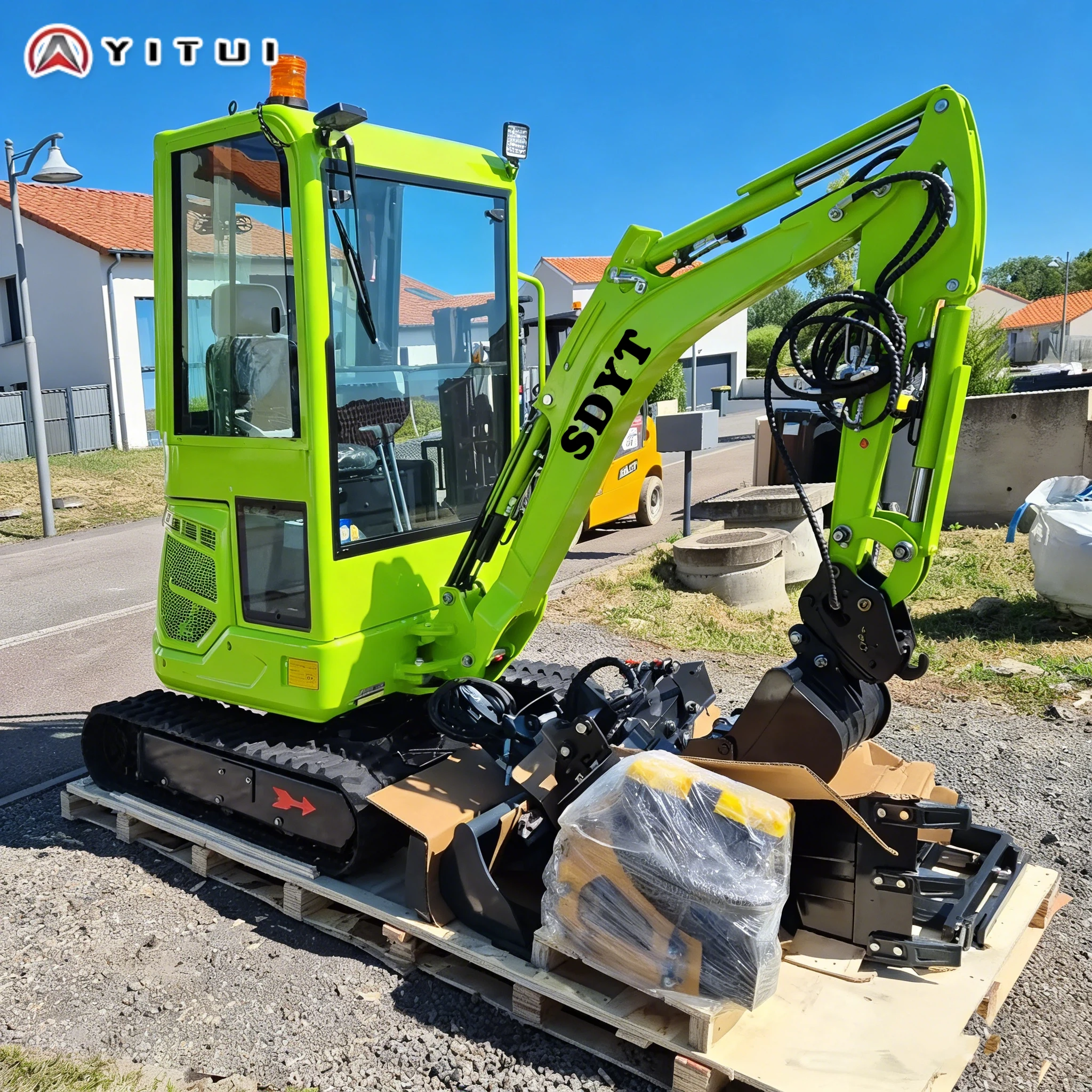 

New 2.0ton Customized Mini Excavator - Hydraulic Crawler Digger With Detachable Cab For Farm Engineering Epa Certification