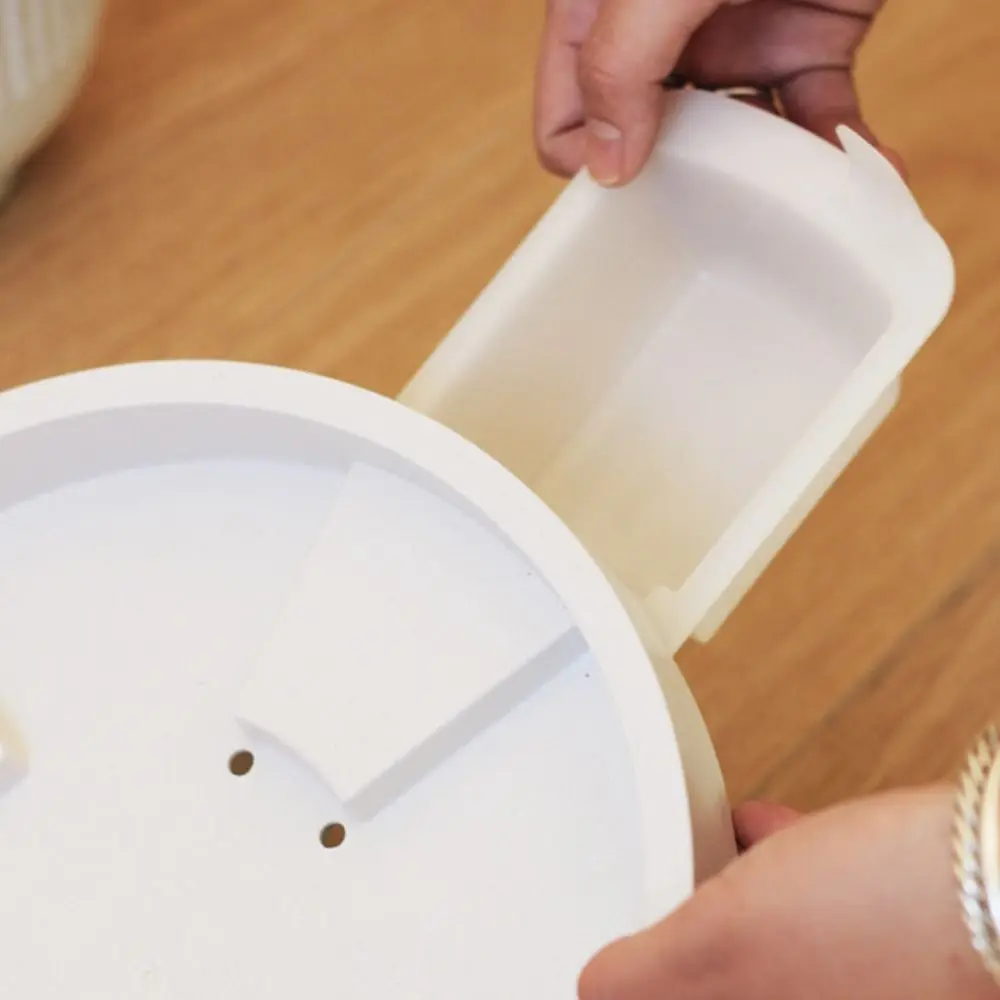 أصيص زهور مستدير صينية متنقلة حامل نباتي متحرك ثابت عالي التحمل مع صينية تصريف صينية نباتات دوارة غير قابلة للانزلاق ساحة الشرفة #3