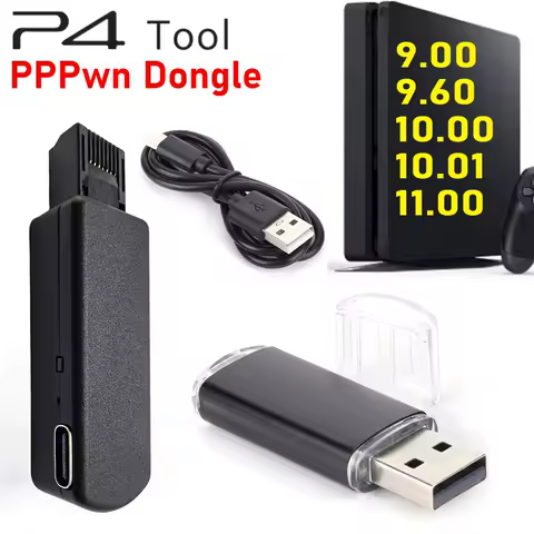 One-Key JB Tool Mod Set USB Dongle with Type-C Cable Kit JB USB Adapter for PS4/PS4 Pro/PS4 Slim FW 9.0-11.0 System Game