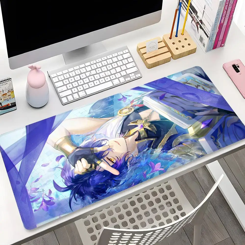 Dr. Ratio Honkai Star Rail Mouse Pad Gaming Locking Edge cute Big Computer Gamer Large Rubber Art Mousepad Laptop Desk Mat