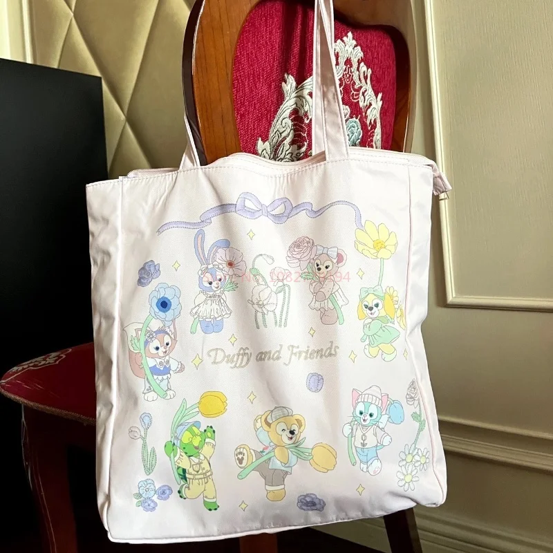 2024 Disney Spring Limited Edition Duff And Friends Pink Handbags Linabell Stellalou Keqi An Tote Bag Shoulder Bag Portable Gift