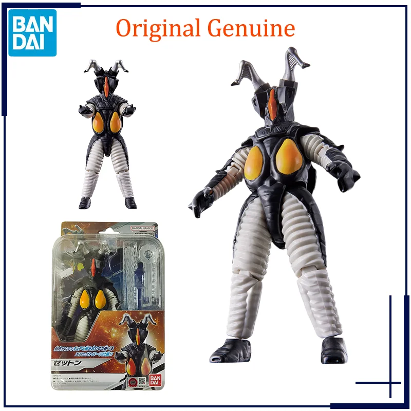 Original Genuine ULTRAMAN UAF Zetton Bandai Anime Model Toys Action Figure Gifts Collectible Ornaments Boys Kids Girls