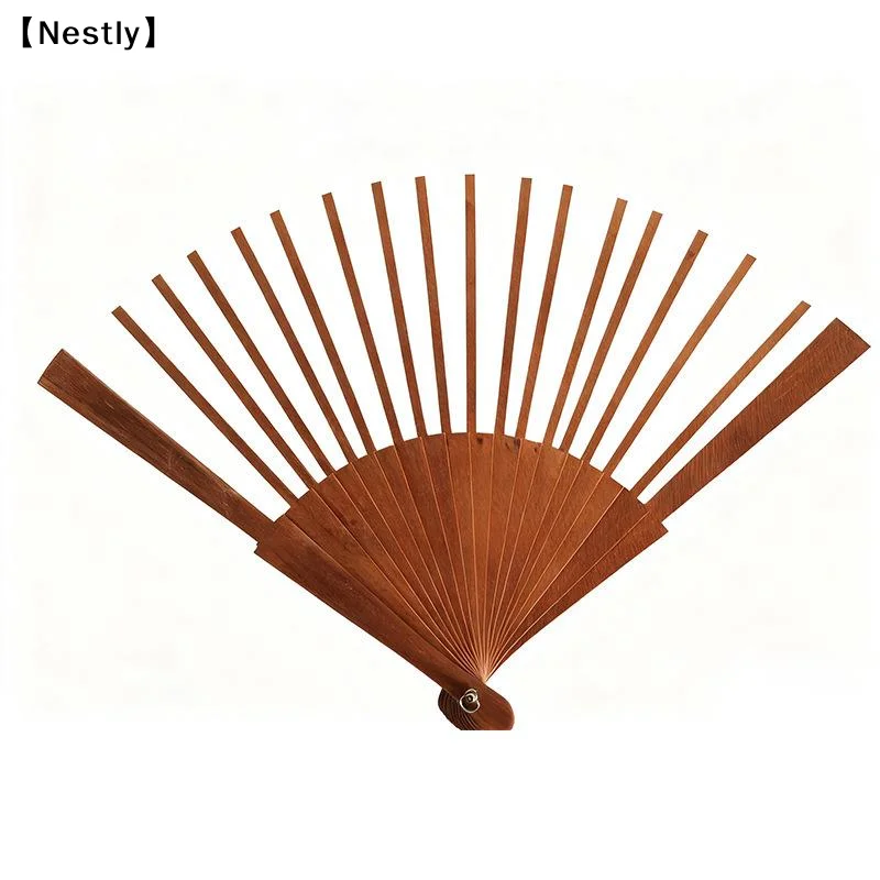 DIY Hand Fan Frame Unfinished Japanese Bamboo Folding Fan Craft Kit For Home Decor Party Wedding〔Nest〕