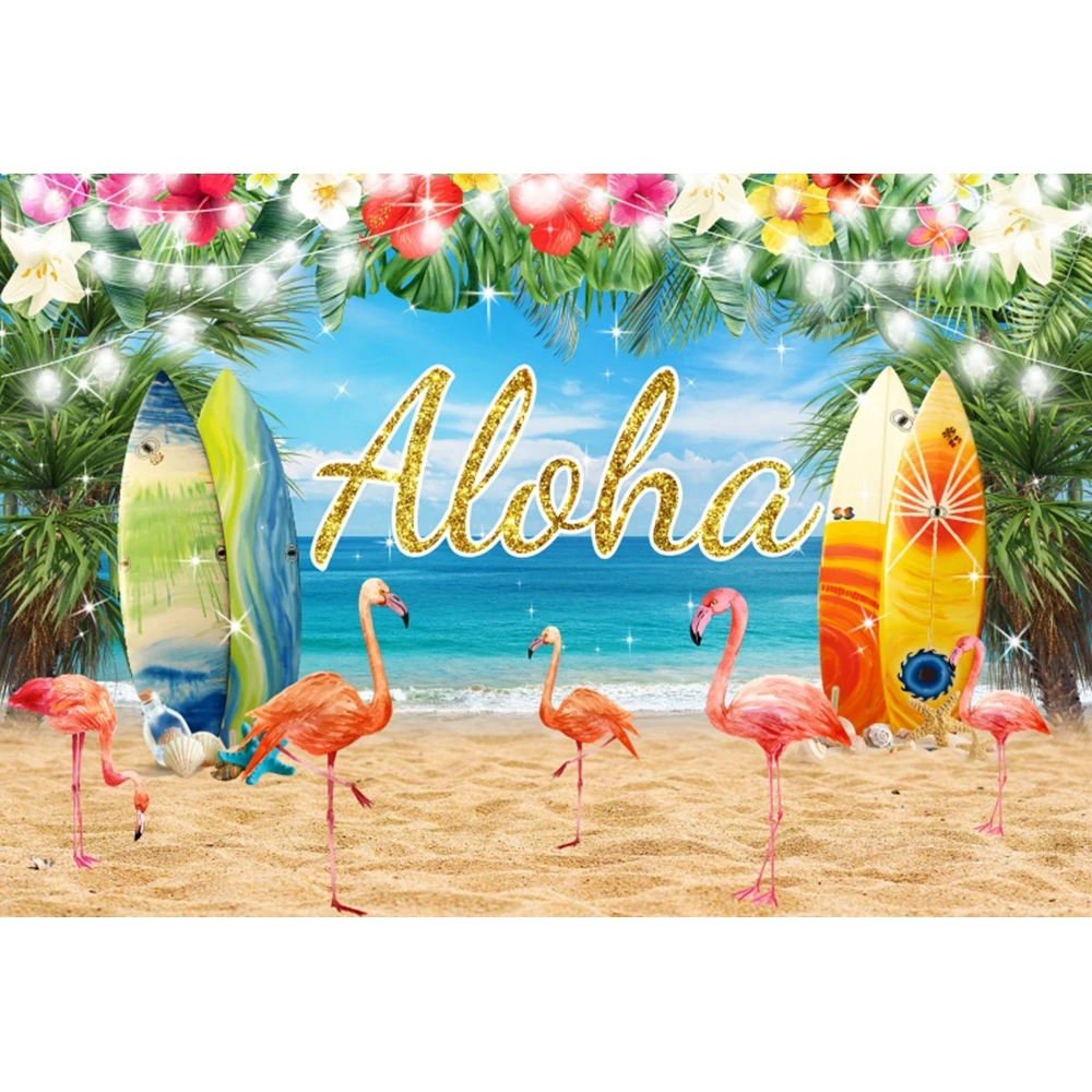 ฉากหลังนกกระเรียนฮาวายสำหรับการถ่ายภาพในช่วงฤดูร้อนสำหรับการถ่ายภาพชายหาดตกแต่งปาร์ตี้ฤดูร้อนพื้นหลังภาพถ่ายสตูดิโอถ่ายภาพบุคคล