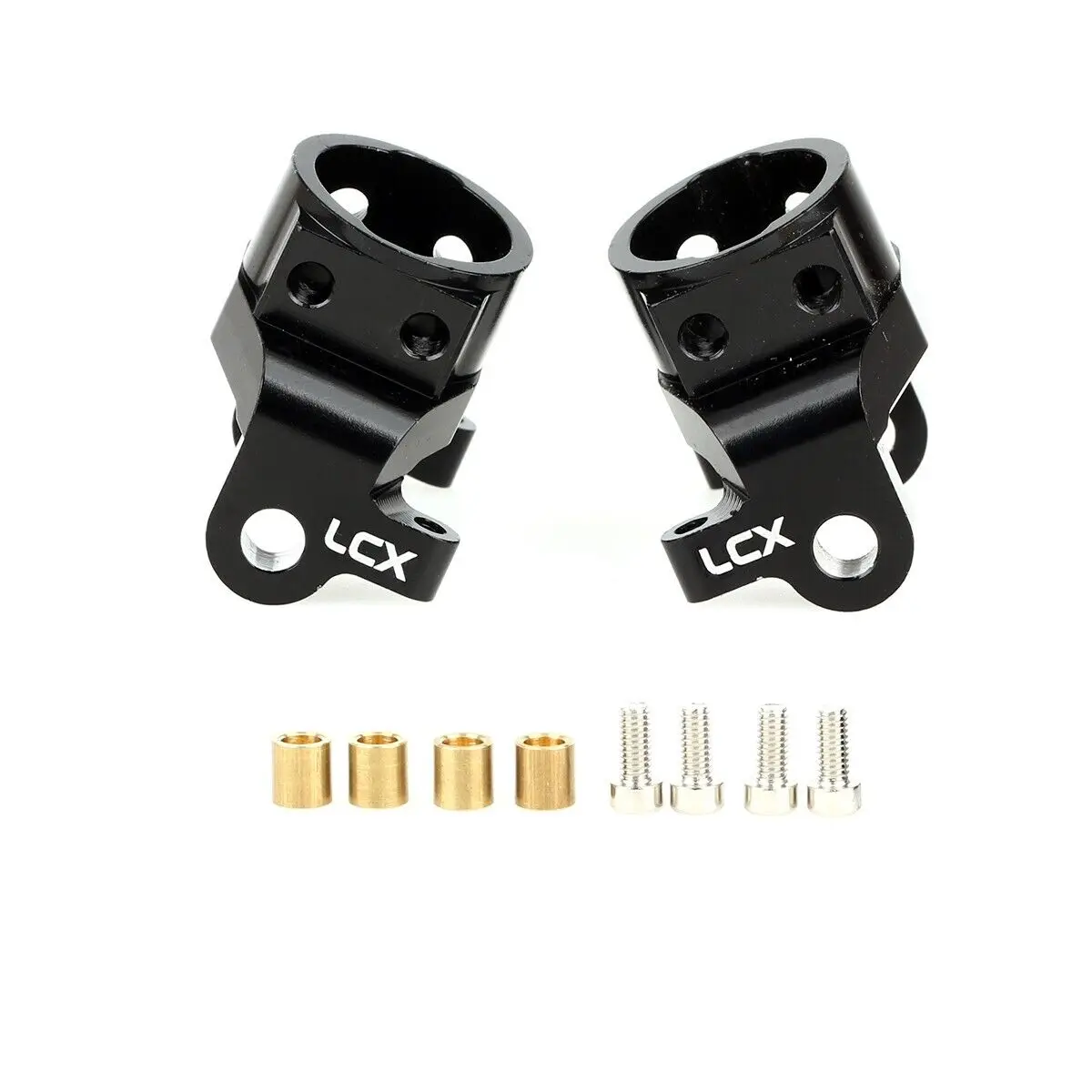 LCX Racing 1/10 RC Crawler Car Aluminum AR14B Axle C-Hub Carrier Set for Axial RBX10 RYFT Upgrades Parts Accessories