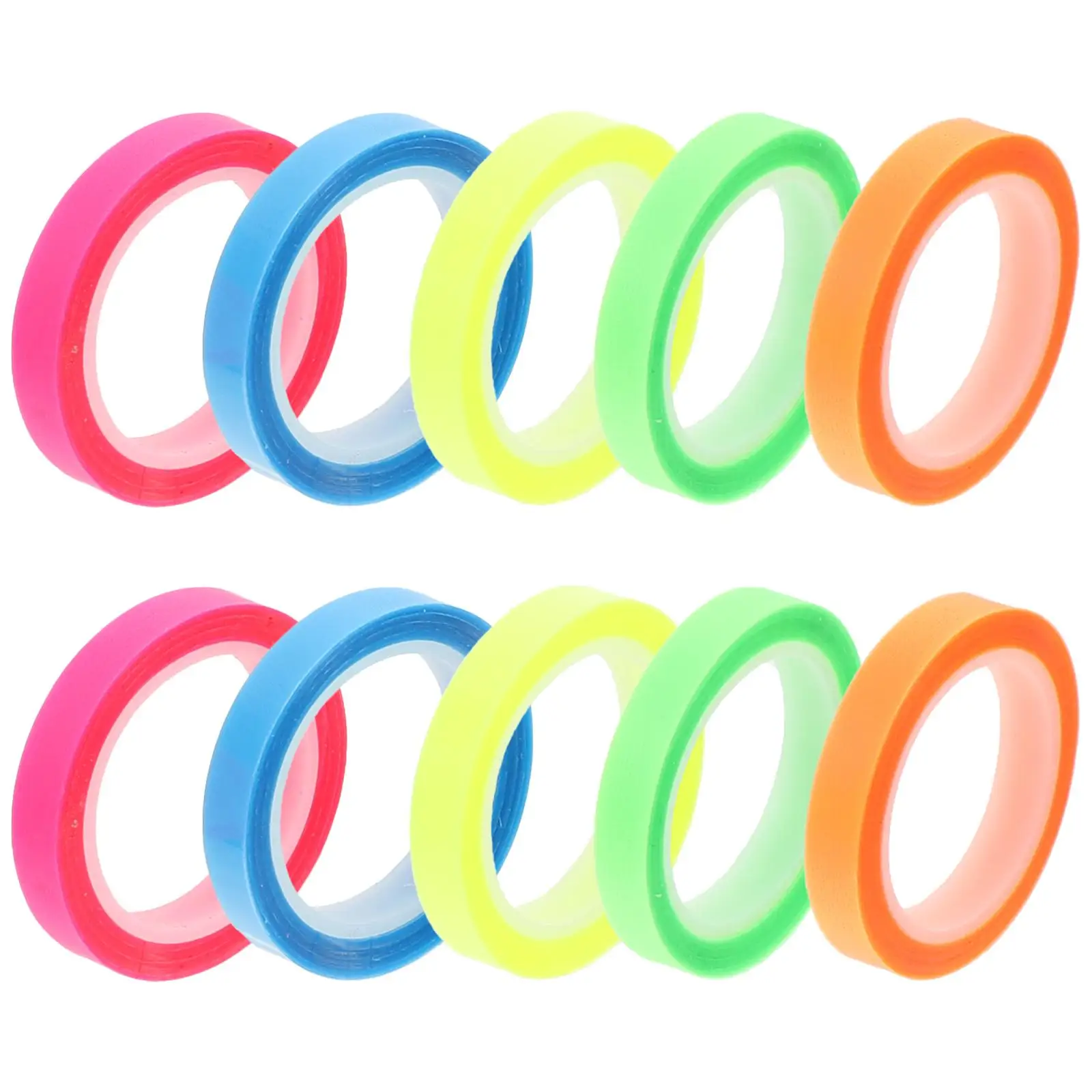 

10pcs Waterproof Transparent Highlighter Tapes 0 6cmx5m Removable Notes for Books Office Supplies Student Stationery