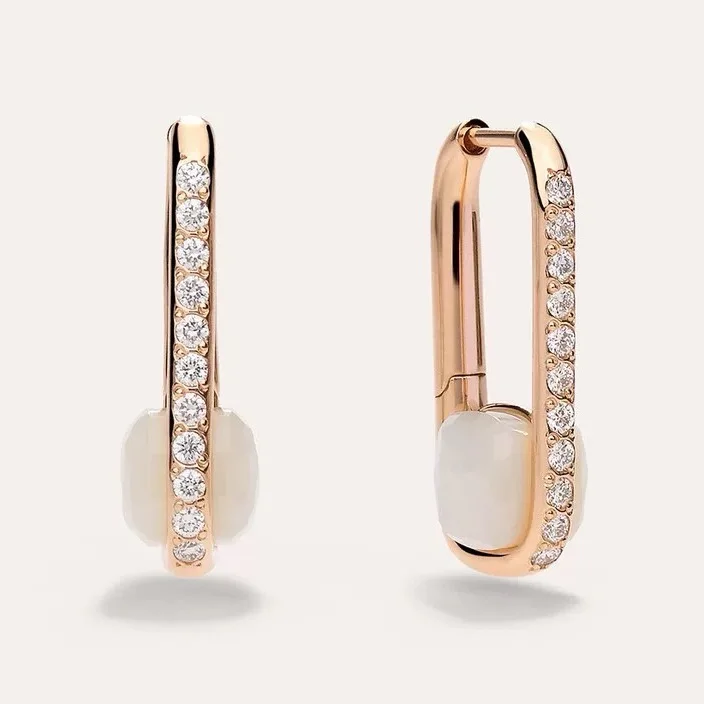 Kayfany Nudo ювелирные серьги для женщин инкрустация цирконом Лондон BlueTopaz форма флакона духов ярких цветов модный праздничный подарок