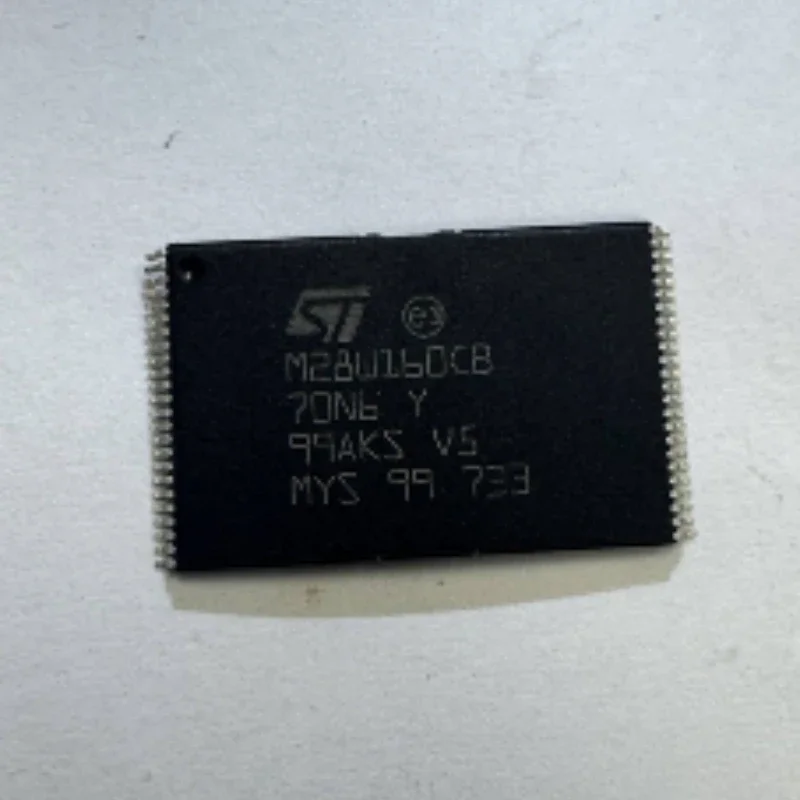 M28W160CB70N6 NOR Flash Memory IC 16Mbit (1Mx16 70ns Parallel 2.7V-3.6V TSOP-48 for Embedded Boot Storage and Industrial Control