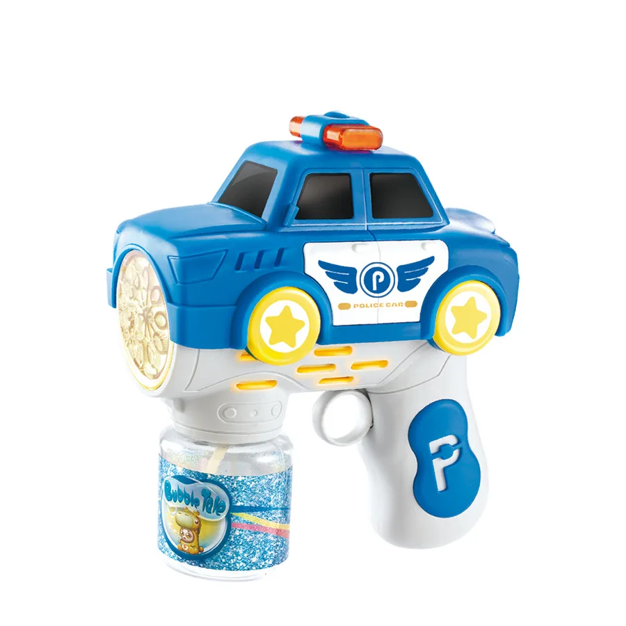 2025 Electric Soap Blowers Automatic Bubble Gun Cartoon 12Holes Blowing Toys with Light Outdoor Party Games Children Gfit