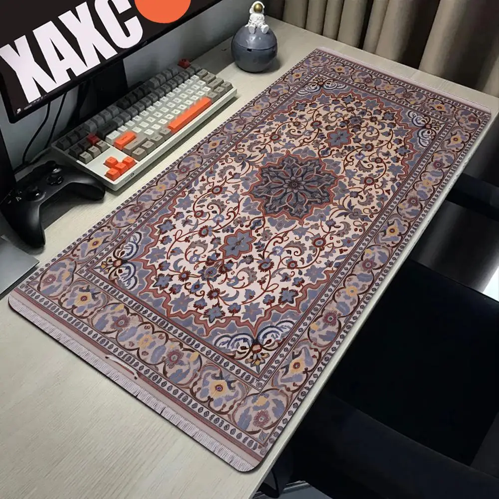 

Persian Mouse Pad Large Carpet Persian Pattern HYBXAXC Game Desk Accessories Computer Desk Mat Bedroom Floor Mat Persian Carpet