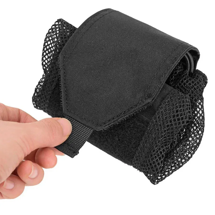 Nylon nuova custodia per cassone ribaltabile in rete avvolgibile custodia per riviste mini tasca a rete pieghevole EDC tattico sport all'aria aperta campeggio caccia