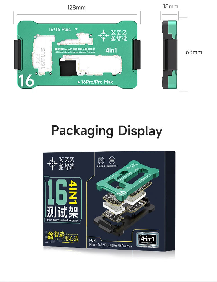 XZZ iSocket Tester Motherboard Layered Testing Frame Fixture For