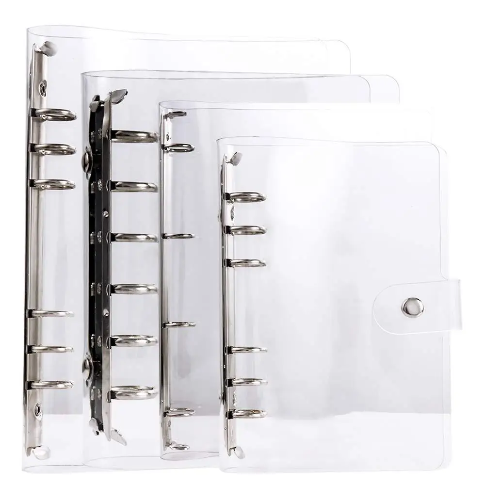 School Agenda Folder Plastic Clip File Loose Leaf Ring Planner Binder Notebook