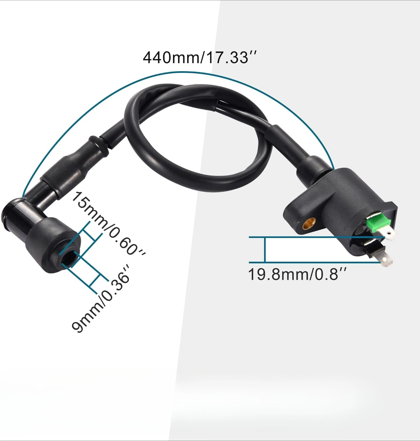 90 Degree Ignition Coil Plug for 110cc  250cc 300cc ATV Go-Kart Dirt Bike