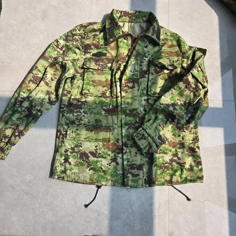 Militar Tactical Uniform Men Type 07 Woodland Digital Camo Suit Airsoft Paintball Combat Clothing Hunting Jacket Pants Set
