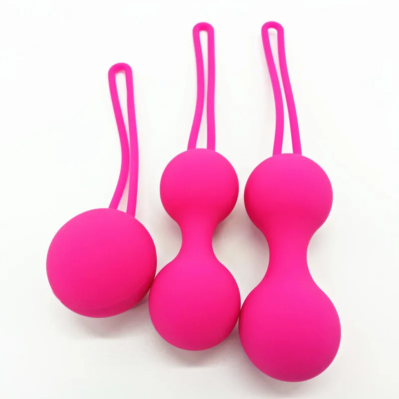 Silicone Shrink Pussy Ball Hardcover Version Silicone Vaginal Dumbbell Female Masturbator for Postpartum Vaginal Relaxation