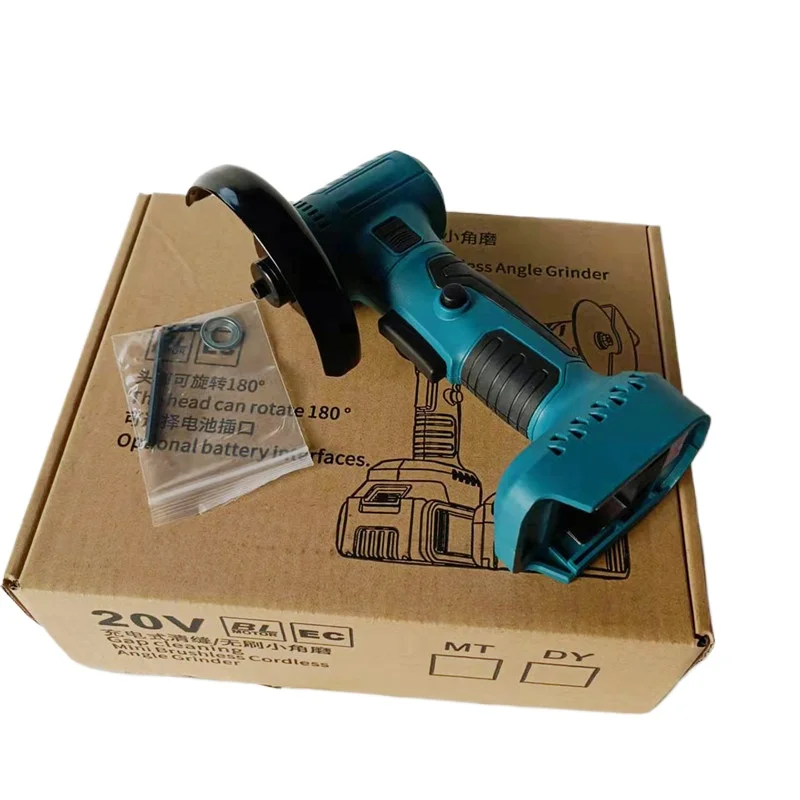 

Бесщеточная литиевая батарея 20 В, перезаряжаемая режущая машина, шлифовальная, полирующая, угловая шлифовальная машина, может вращаться на 180 градусов