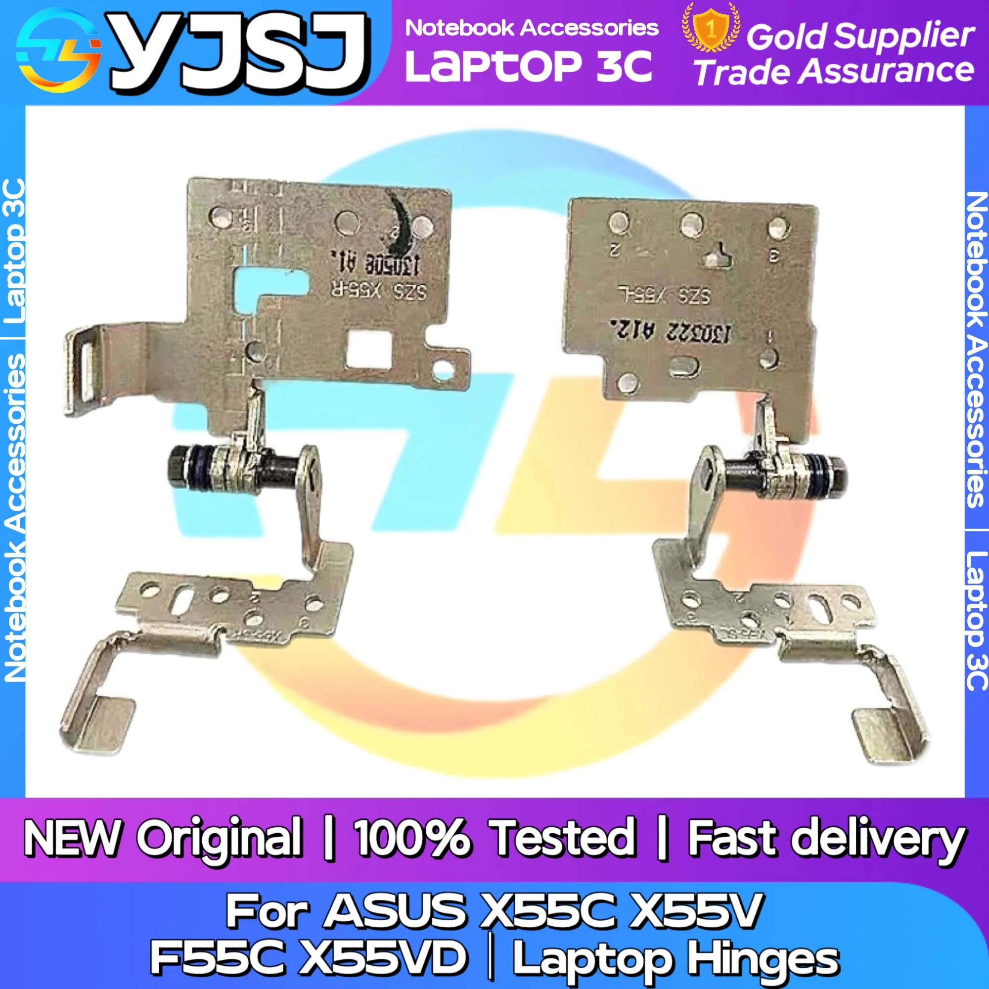 

New Original Laptop Notebook Hinges LCD shaft For ASUS X55 X55A X55C X55V F55C X55VD LCD Screen Hinge
