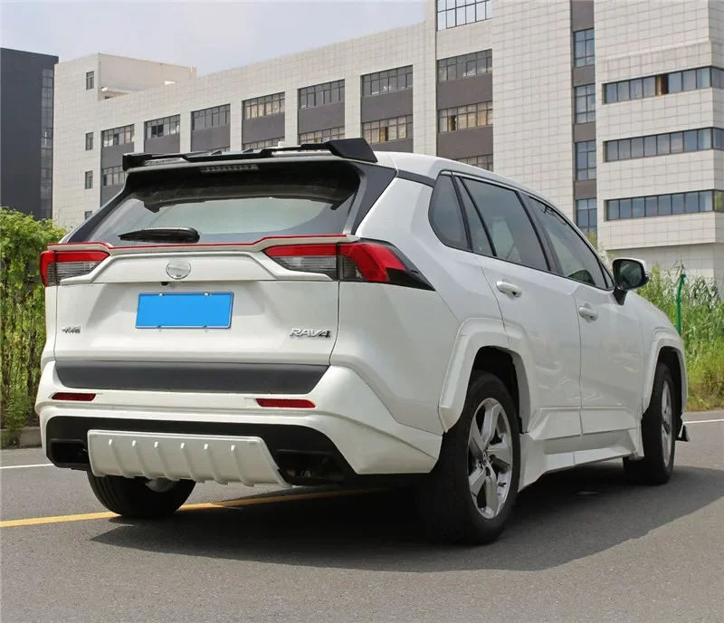 For NEW Toyota RAV4 Car Wide-Body Accessories Side Diffuser Dedicated ABS Material Body Kit Spoiler 2020 2021 2022 Year