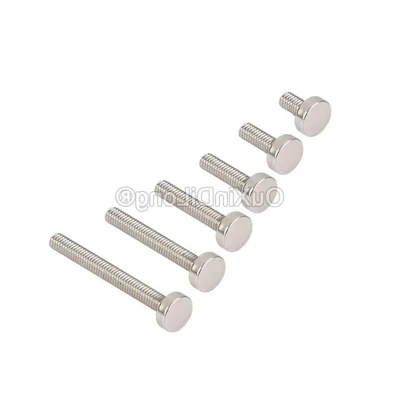 500PCS Advertising Nails Screws Acrylic Billboard Glass Standoffs Pins Screws Head Photo Frame Desktop Stand Brackets Fittings