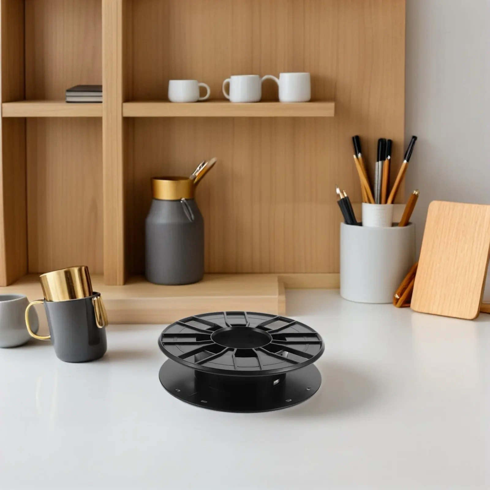 

Набор из 4-х портативных катушек для хранения филамента 3D-принтера, органайзер для проводов, пустой держатель для кабеля, экономия места, управление филаментом для 3D-печати