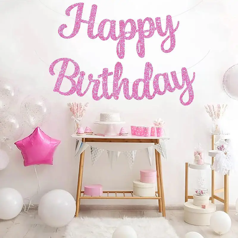 الأطفال الكبار المشهد أعلام ملونة حفلة صور الدعائم لوازم الحفلات معلقة العلم حفلة عيد ميلاد سعيد الديكور راية #2