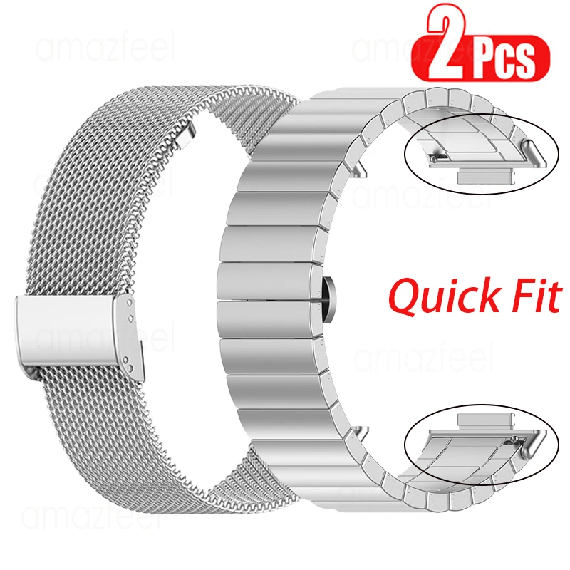 Metal Watchband For Huawei Watch Fit 2 Smart Watch Band Accessories Metal Strap For Huawei Watch Fit Bracelets Correa