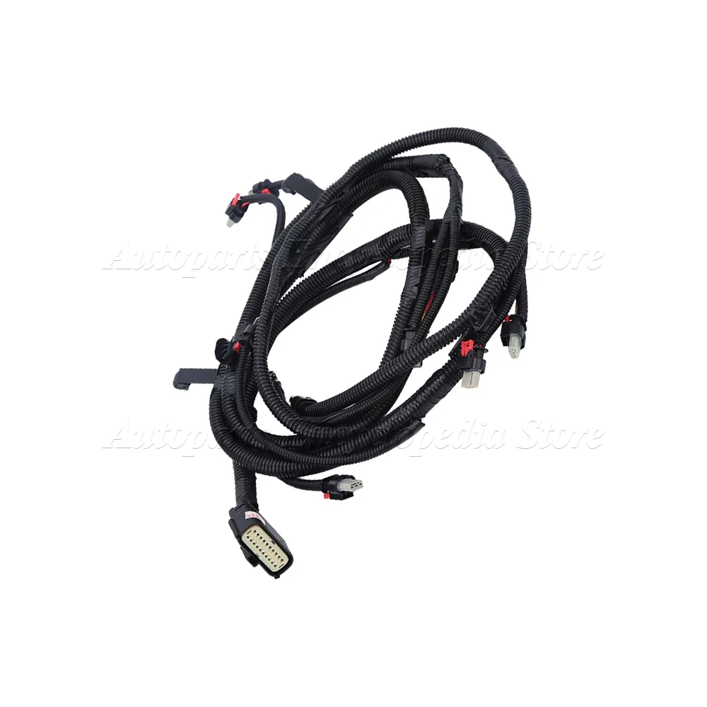 يناسب تسلا نموذج Y 1489045-00-D اكسسوارات السيارات 1489045-00-C جديد المصد الأمامي الاستشعار الأسلاك تسخير تسخير الجمعية #4