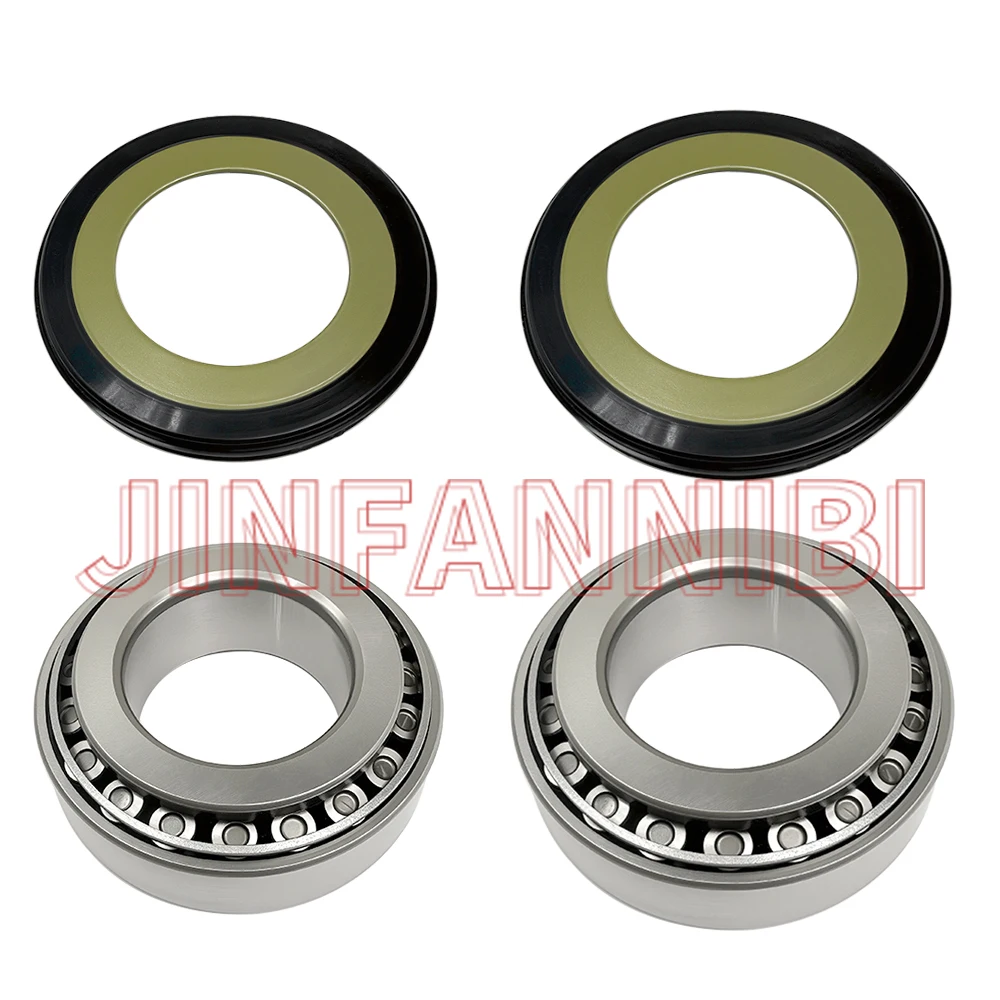 Balls Steering Stem Bearing Seals Kit for Kawasaki KX125 1992-2005 KX250 1992-2002 2003 2004 2005 2006 2007