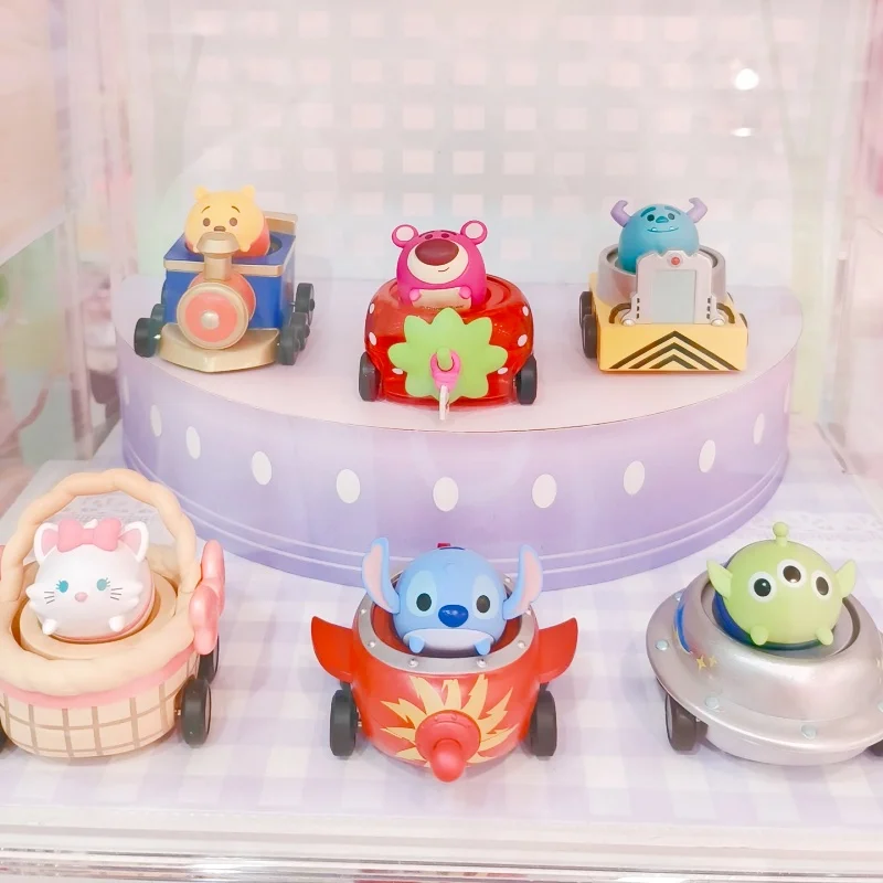 2025 New Miniso Disney Tsum Tsum Parade Series Blind Box Anime Figure Stitch Alien Merchandise Trendy Toy Desktop Cute Ornament
