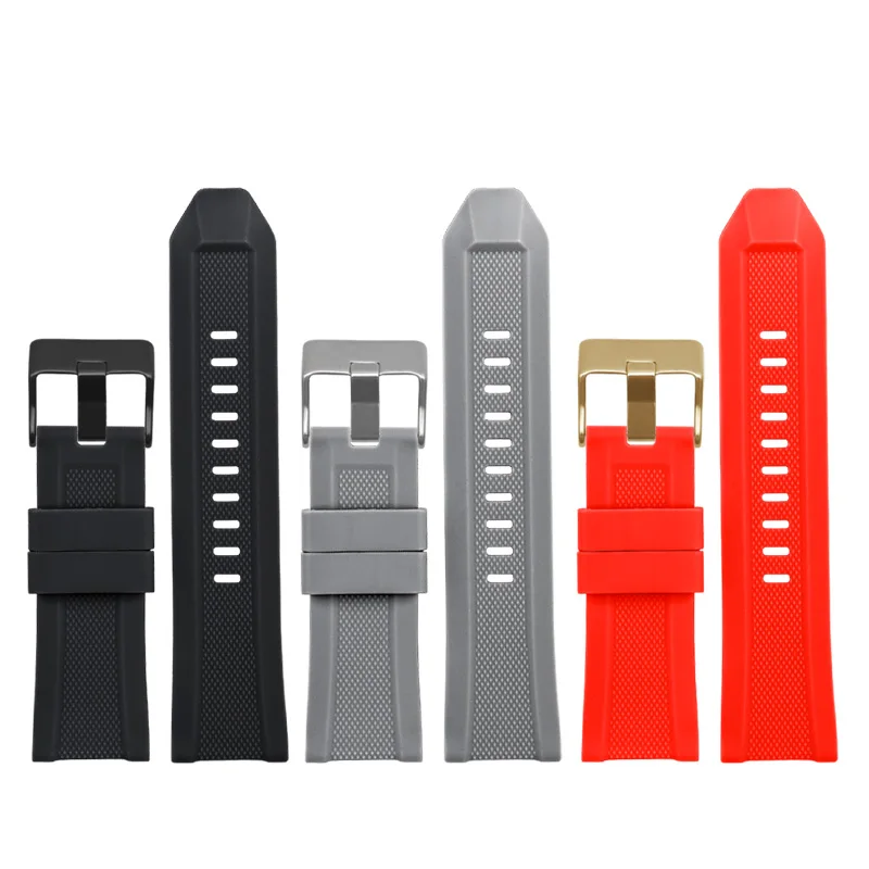 Accessori per orologi da 26 mm per la serie Desai DZ4476/4318/4427/4323 cinturino per orologio in silicone impermeabile con bracciale in gomma da uomo 26 mm