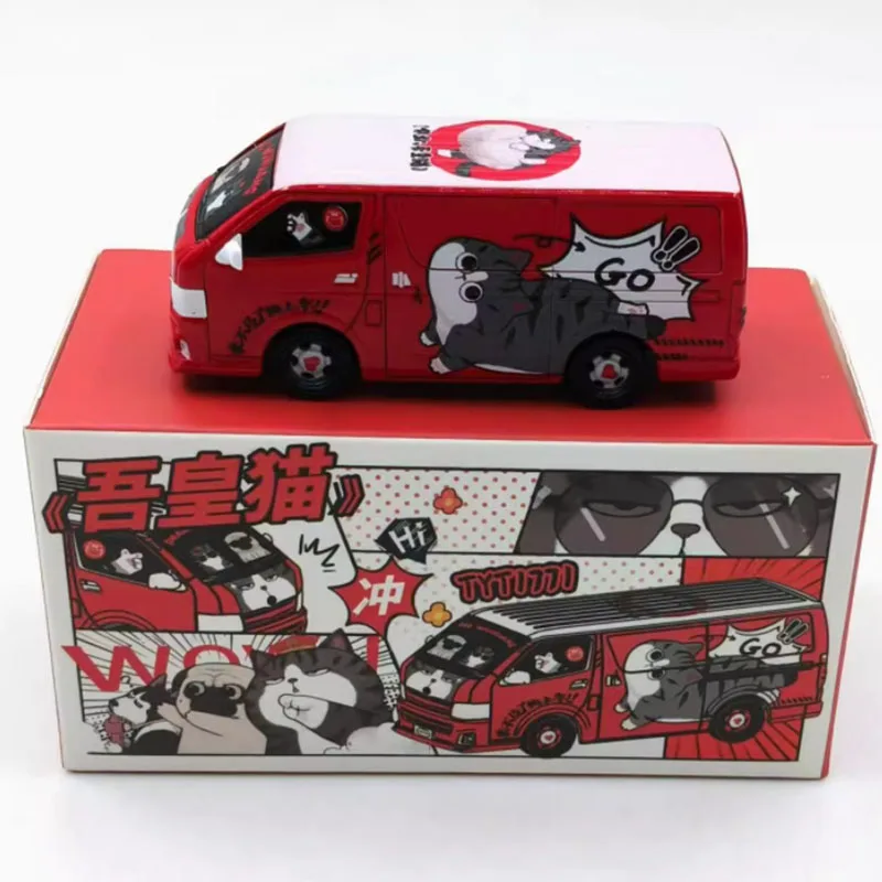 

MASSDI масштаб 1:64 TYT Hiace TYT1771 сплав имитация модели автомобиля статическая коллекция украшенные праздничные подарки игрушки сувенирный подарок