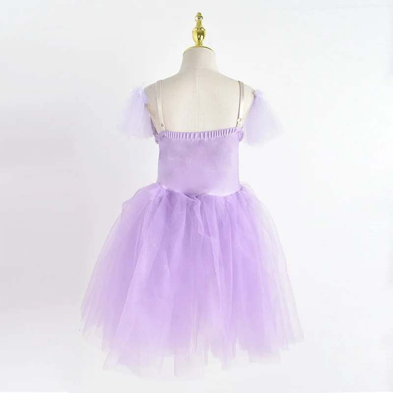 Tutú de Ballet profesional para niñas, plato azul y rosa, tutú de panqueque, vestido de fiesta de bailarina, traje de baile de Ballet para mujeres y niños